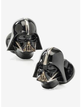 Star Wars 3D Darth Vader Satin Black Cufflinks, , hi-res