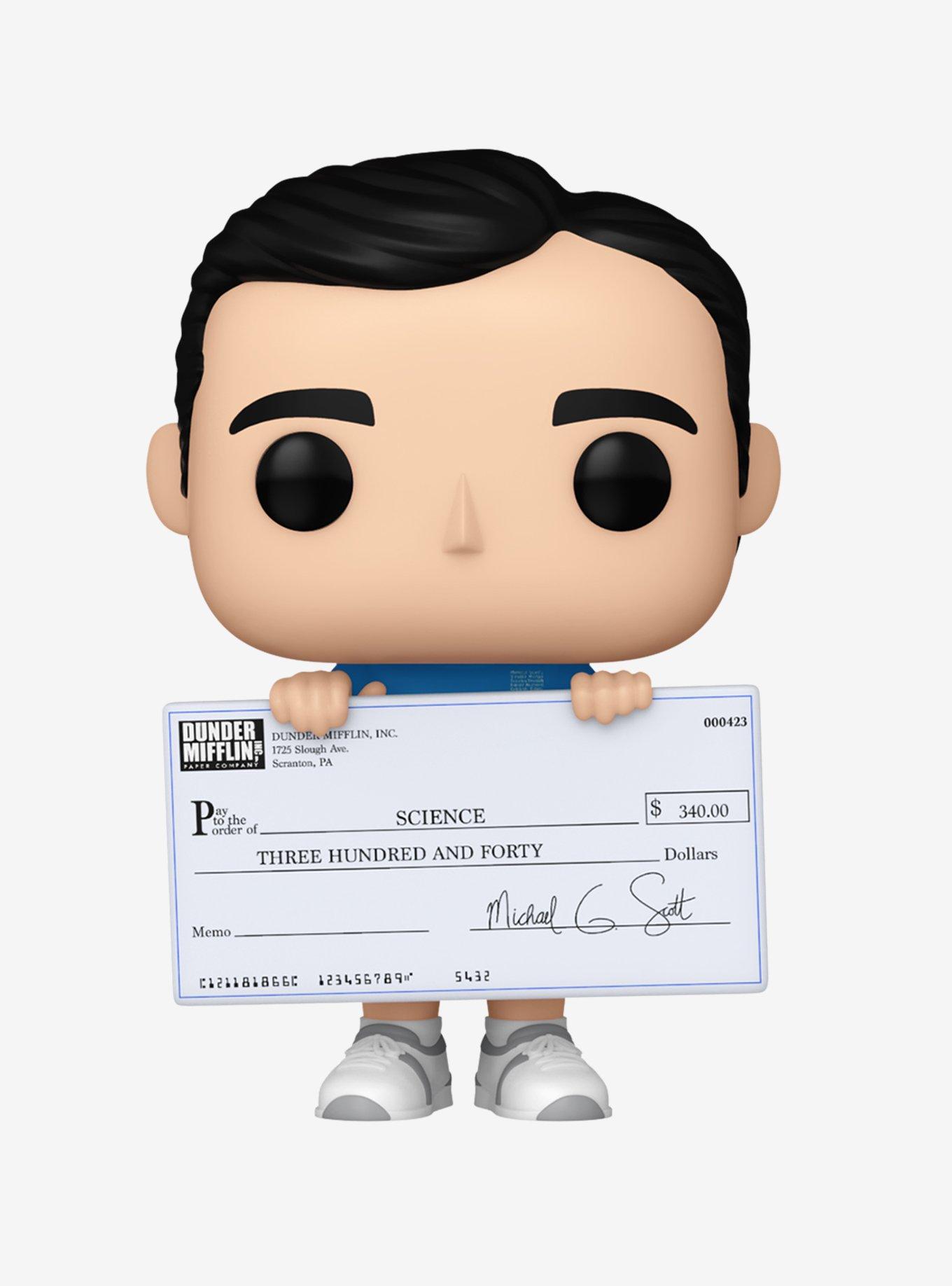 Funko Pop! Television The Office Michael with Check Vinyl Figure BoxLunch