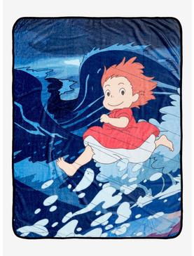 Studio Ghibli Ponyo Running Fleece Throw - BoxLunch Exclusive , , hi-res