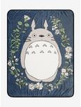 Studio Ghibli My Neighbor Totoro Floral Fleece Throw - BoxLunch Exclusive, , hi-res