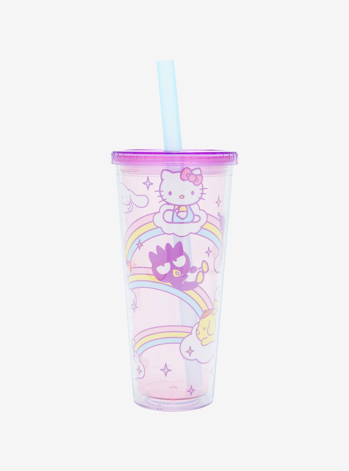 Hello Kitty And Friends Rainbow Boba Acrylic Travel Cup, , hi-res