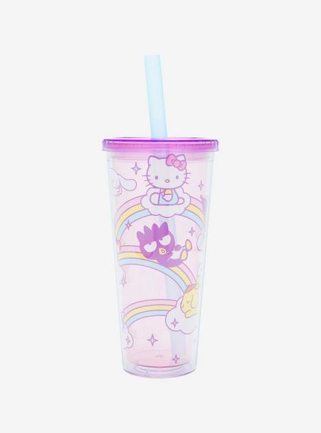 Hello Kitty And Friends Rainbow Boba Acrylic Travel Cup | Hot Topic