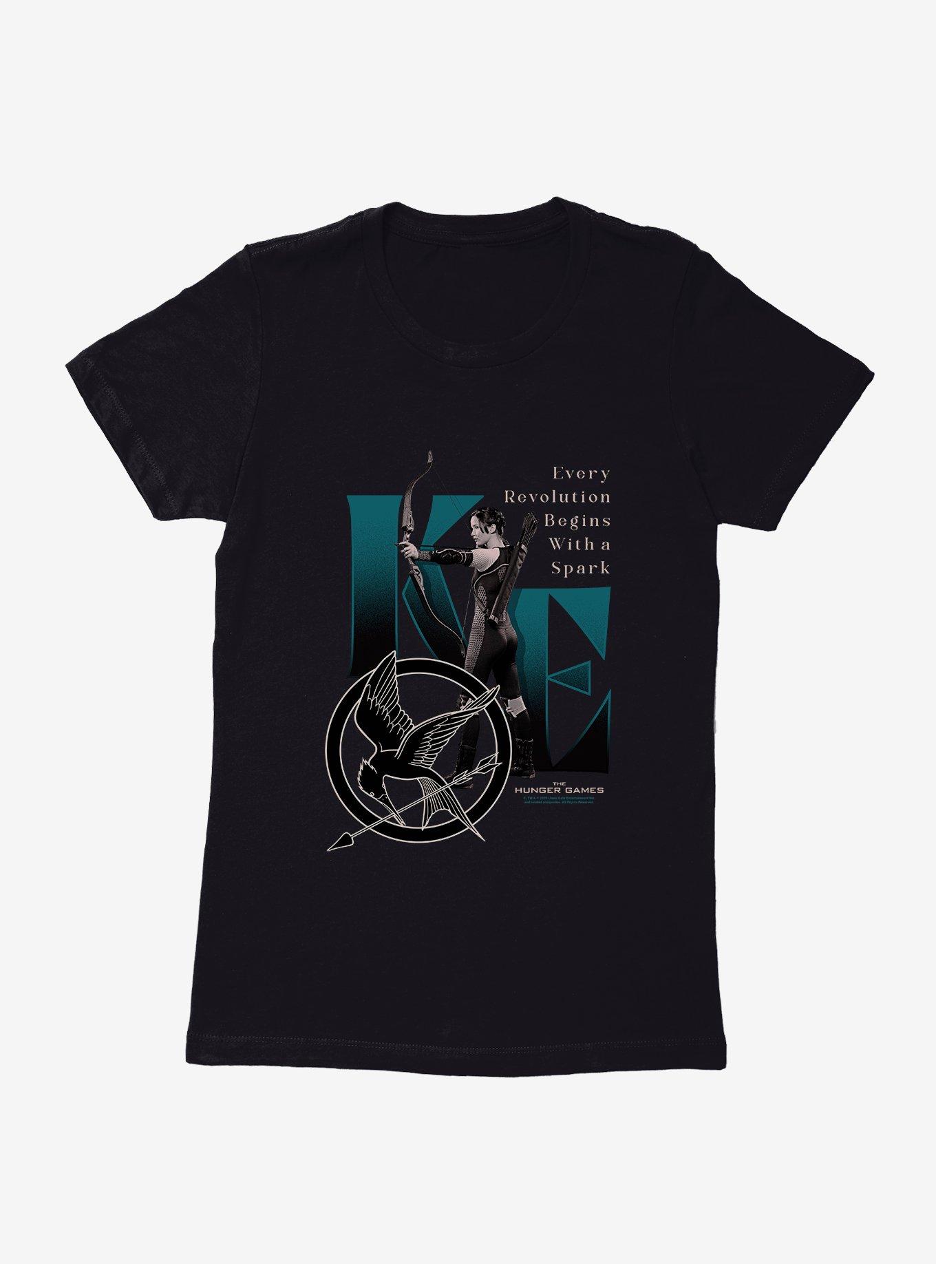 Hunger Games Katniss Everdeen Spark Revolution Womens T-Shirt, , hi-res