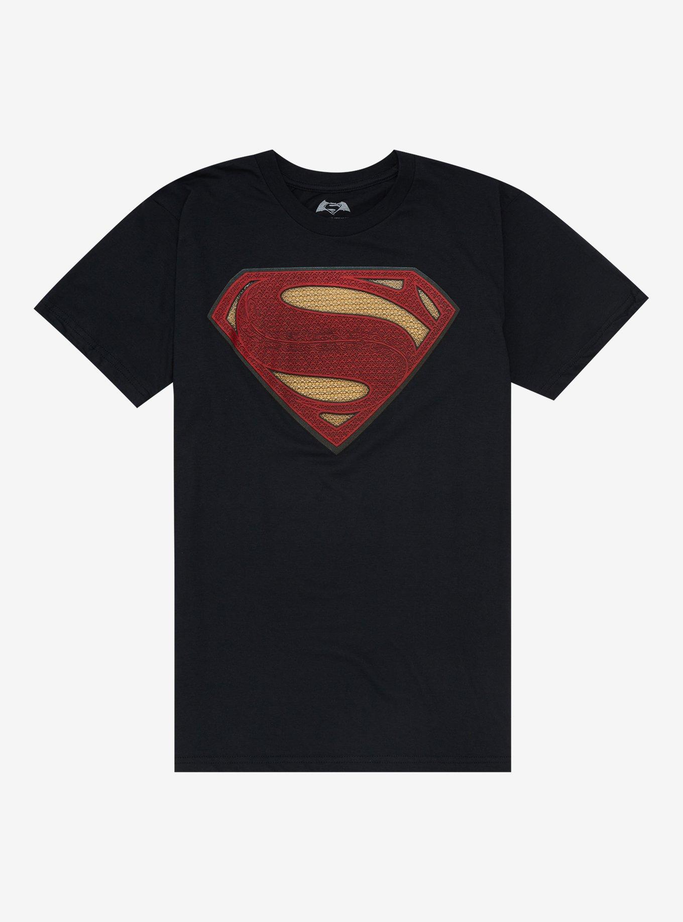 DC Comics Man Of Steel Superman Logo T-Shirt, NAVY, hi-res
