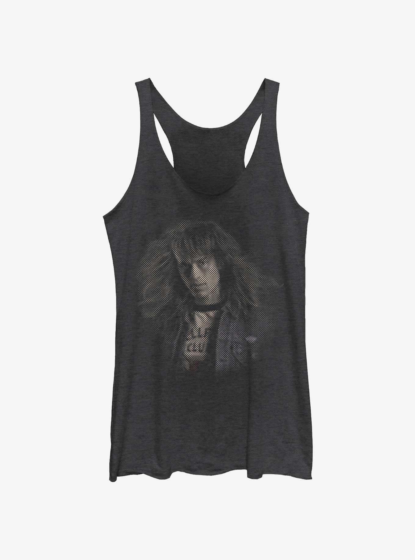 Stranger Things Halftone Eddie Munson Girls Raw Edge Tank, , hi-res