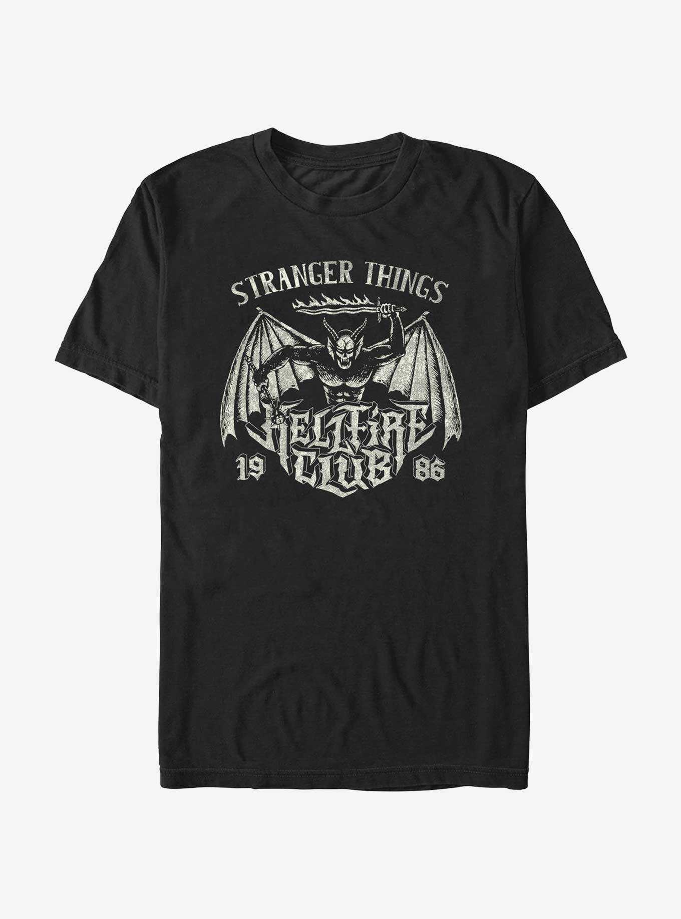 Stranger Things Hellfire Club Metal Band T-Shirt, , hi-res