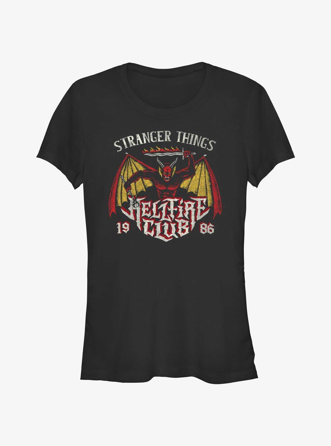 Stranger Things Demon Hellfire Club Girls T-Shirt, , hi-res