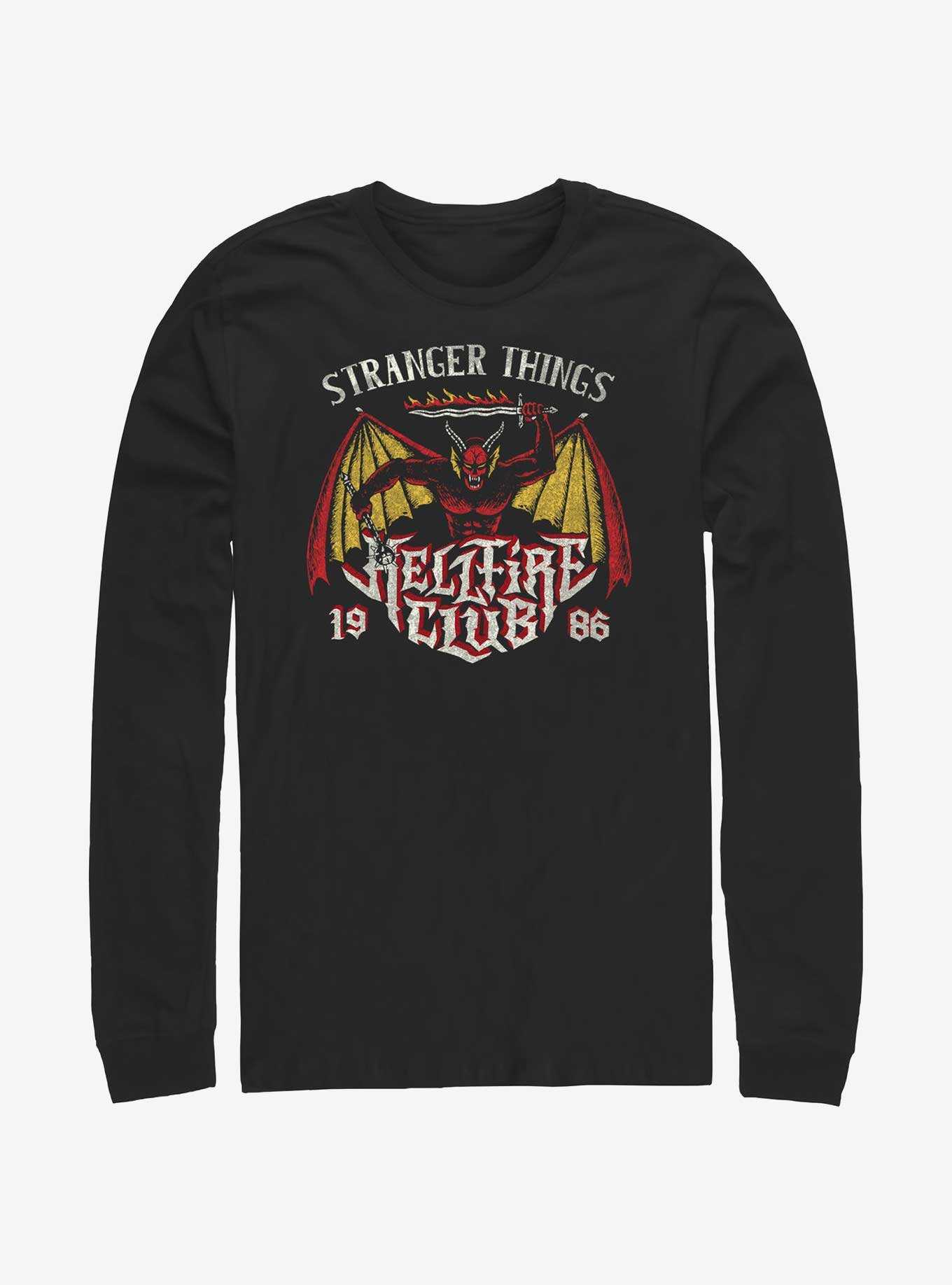 Stranger Things Demon Hellfire Club Long-Sleeve T-Shirt, , hi-res