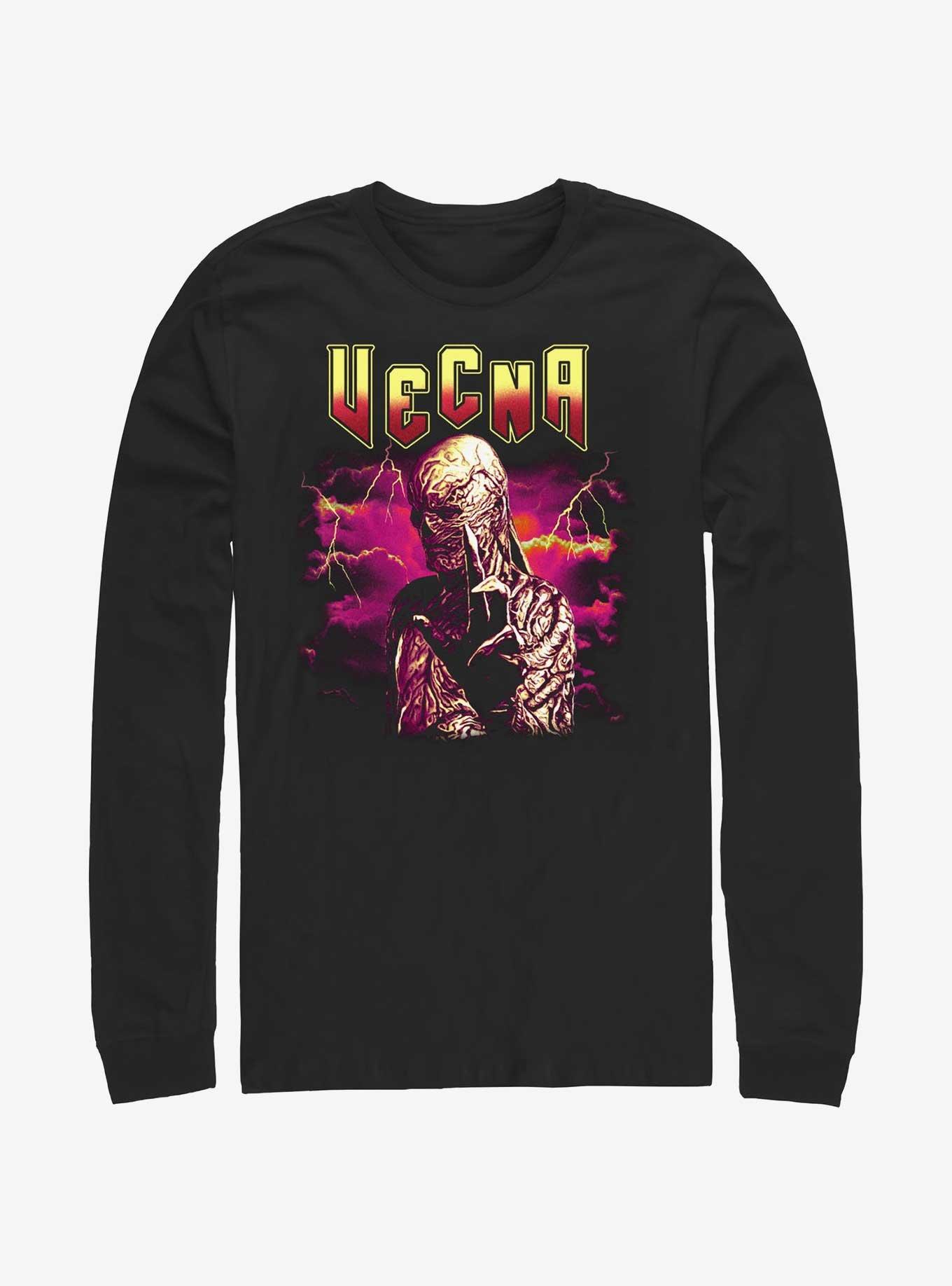 Stranger Things Heavy Metal Vecna Long-Sleeve T-Shirt, BLACK, hi-res