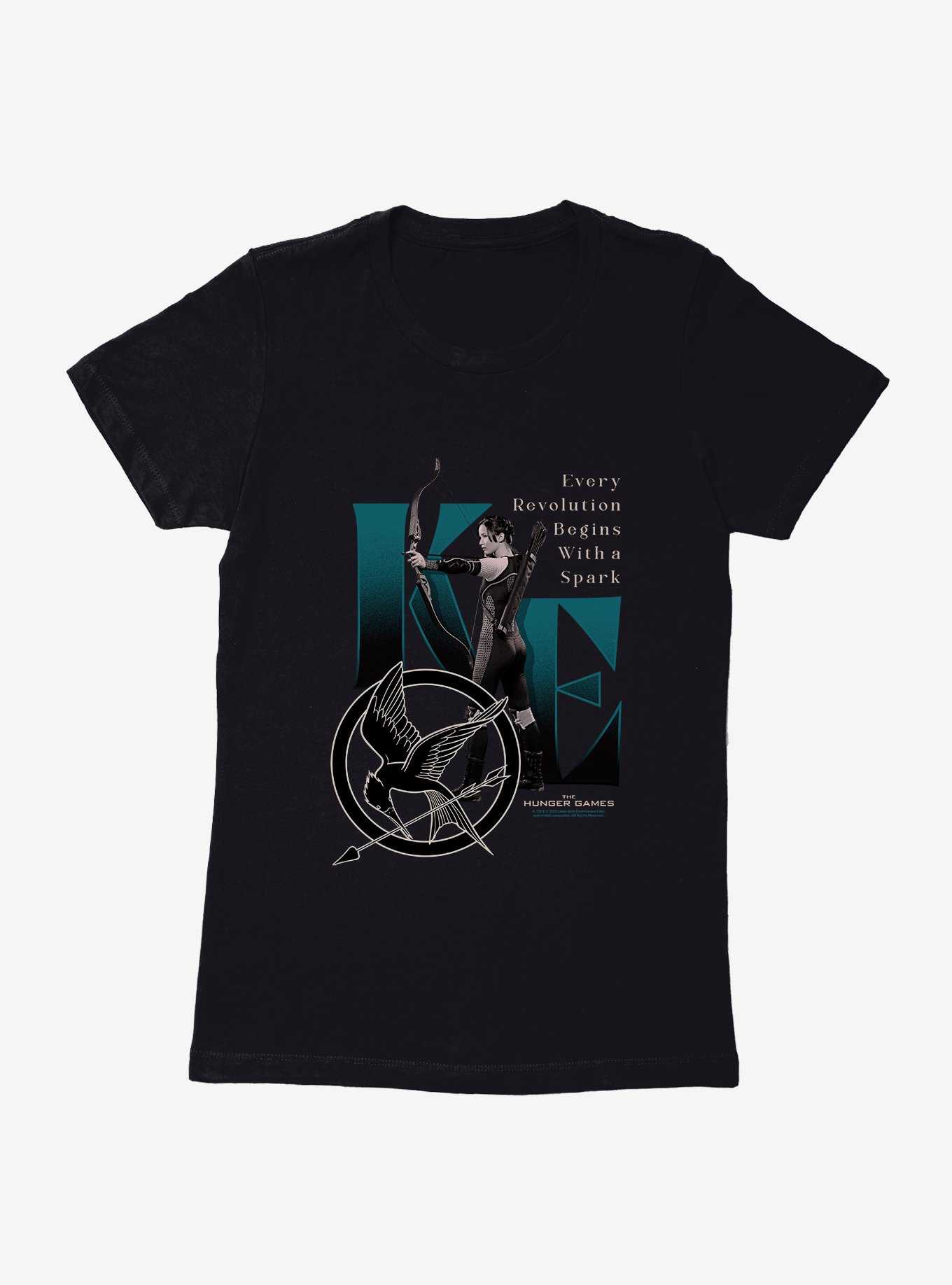 Hunger Games Katniss Everdeen Spark Revolution Womens T-Shirt, , hi-res