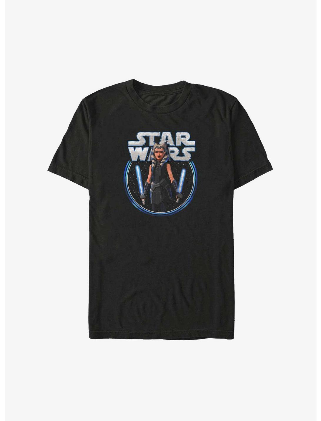 Star Wars: The Clone Wars Ahsoka Tano Big & Tall T-Shirt, BLACK, hi-res