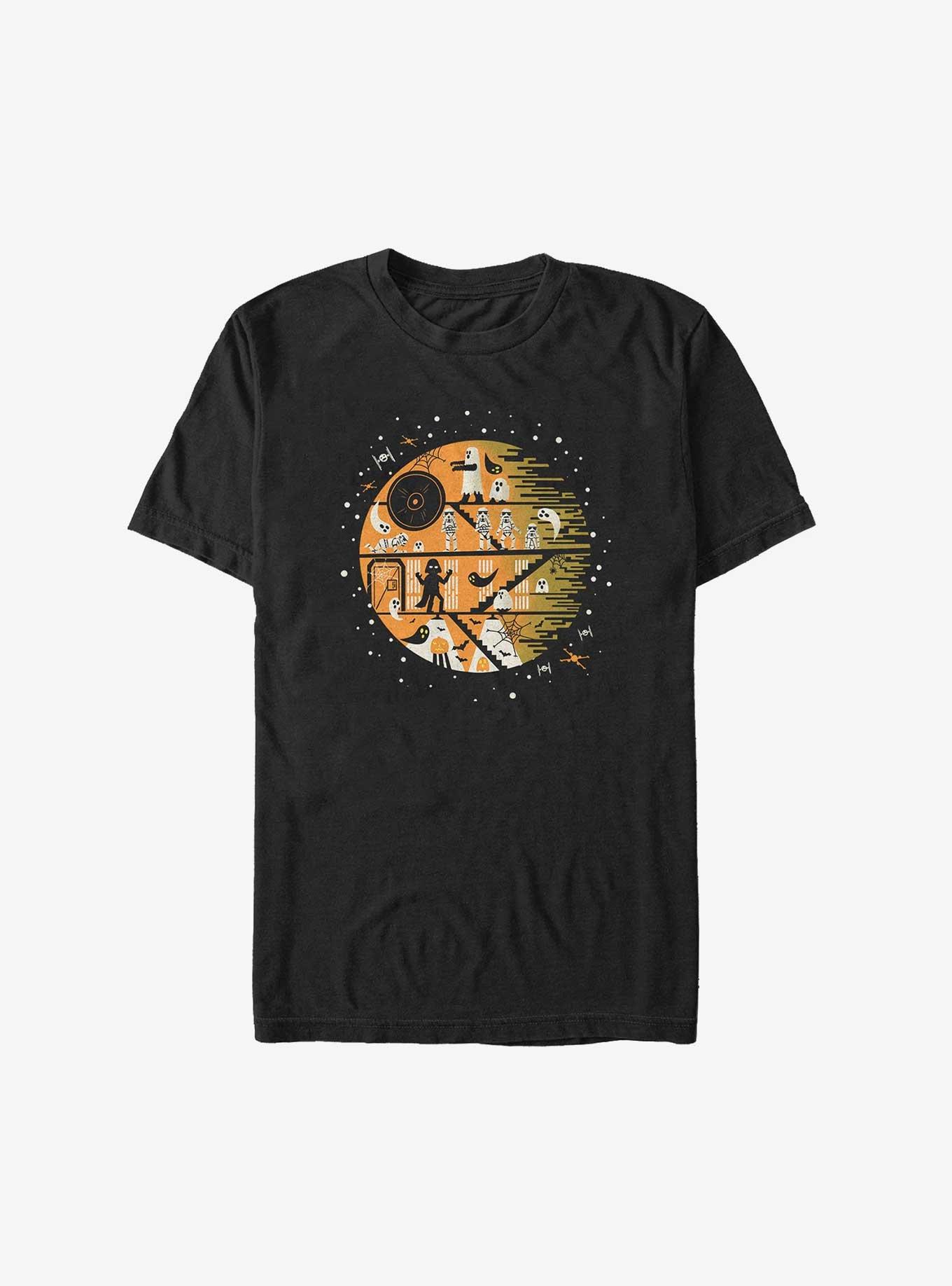 Star Wars Death Star Haunt Big & Tall T-Shirt, BLACK, hi-res