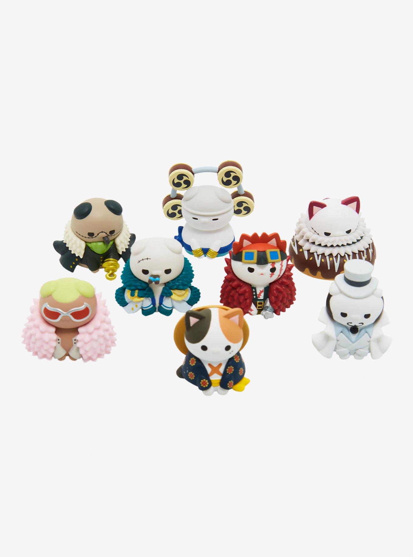 One Piece Nyan Piece Nyan! Luffy and the Seven Warlords of the Sea Mega Cat  Project Mini-Figure Box of 8