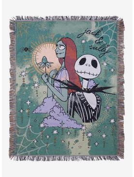 Disney The Nightmare Before Christmas Jack & Sally Celestial Portrait Tapestry Throw, , hi-res