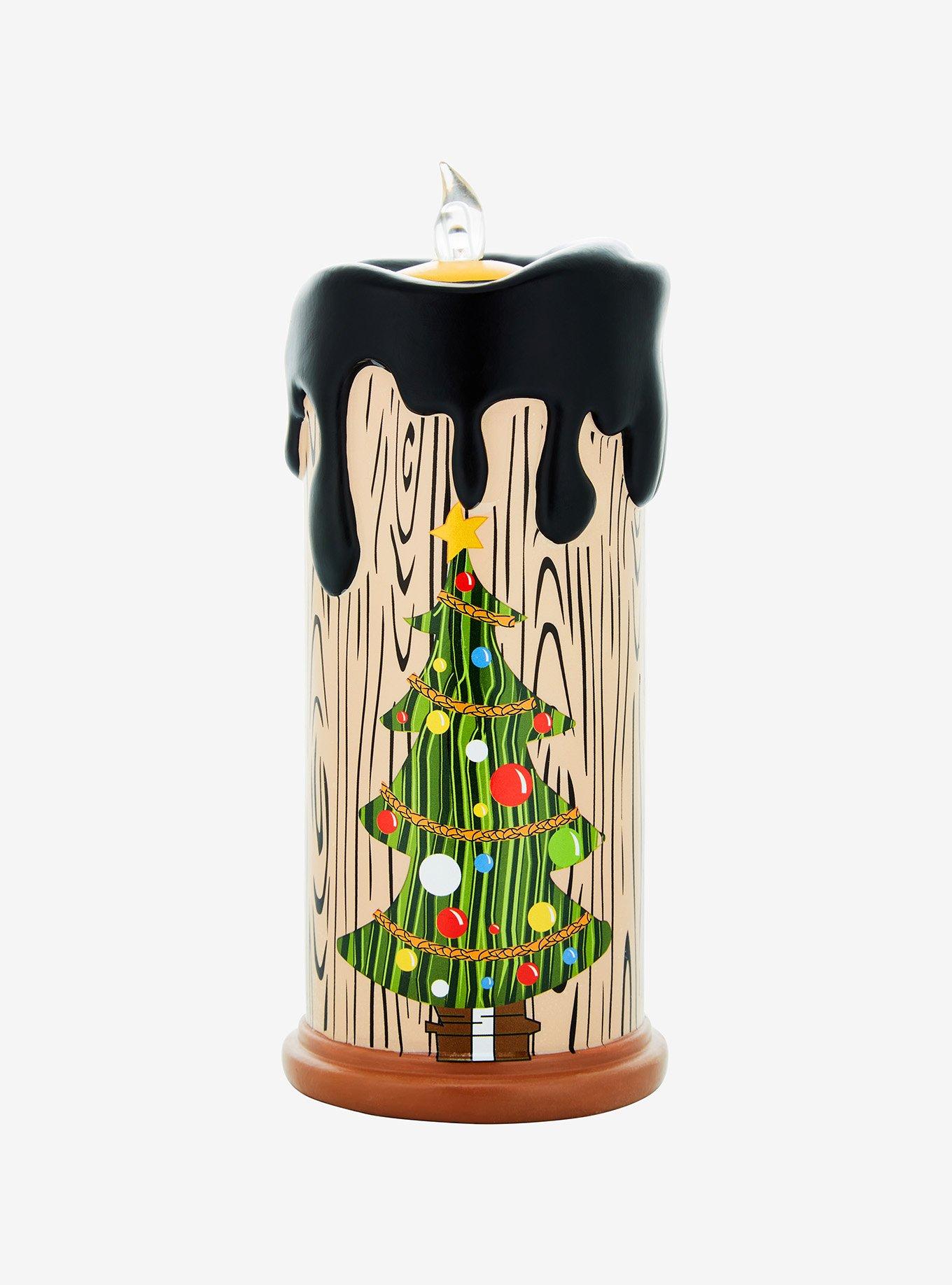 Disney The Nightmare Before Christmas Holiday Tree Flameless LED Candle - BoxLunch Exclusive, , hi-res