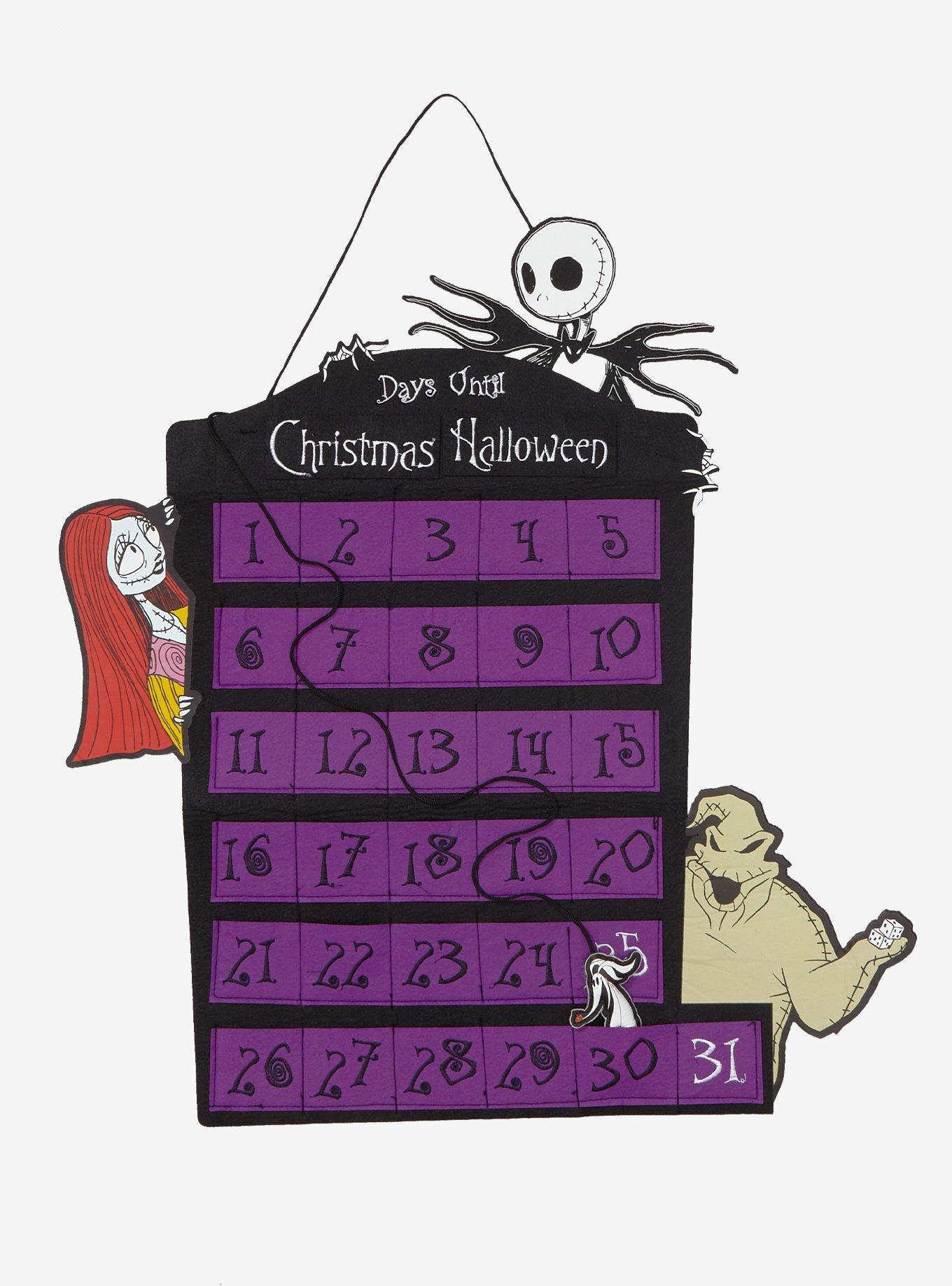 Disney The Nightmare Before Christmas Countdown to Christmas & Halloween Calendar - BoxLunch Exclusive, , hi-res