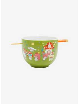 Sanrio Hello Kitty and Friends Mushroom Ramen Bowl with Chopsticks, , hi-res