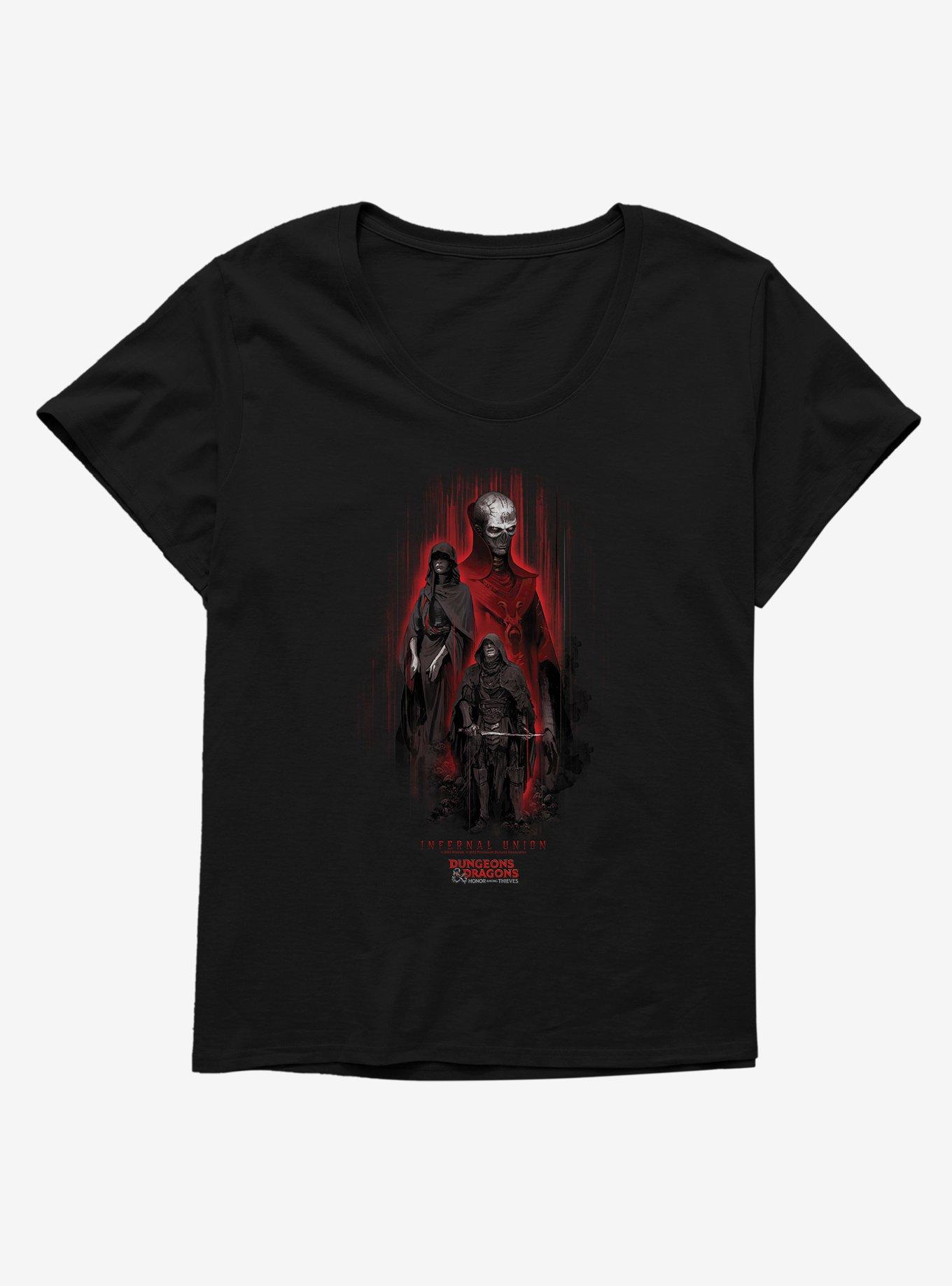 Dungeons & Dragons: Honor Among Thieves Szass Tam Infernal Union Girls T-Shirt Plus Size, BLACK, hi-res