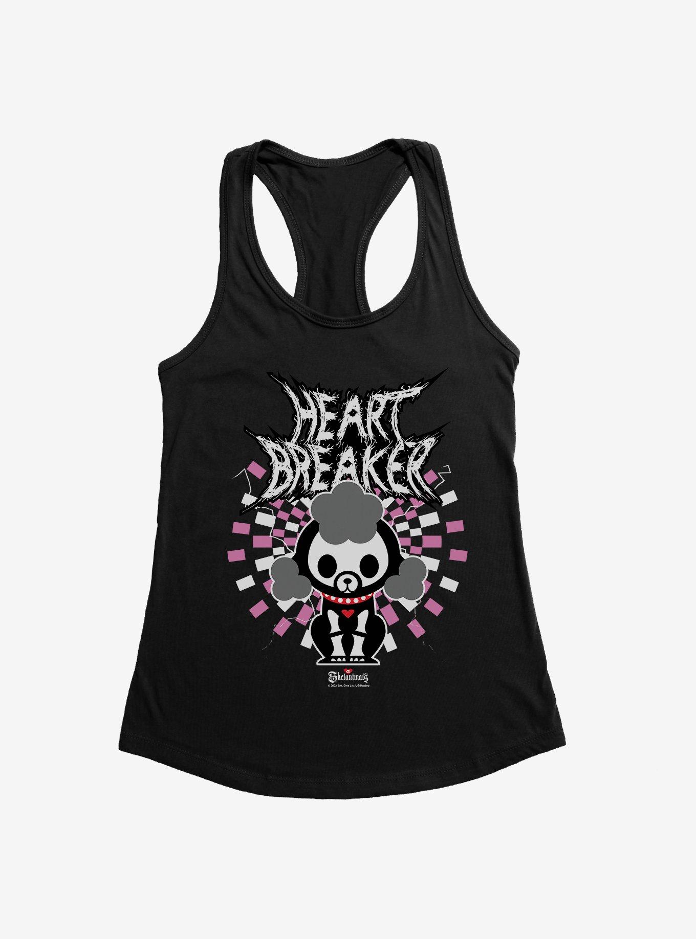 Skelanimals Roxie Heart Breaker Girls Tank, BLACK, hi-res