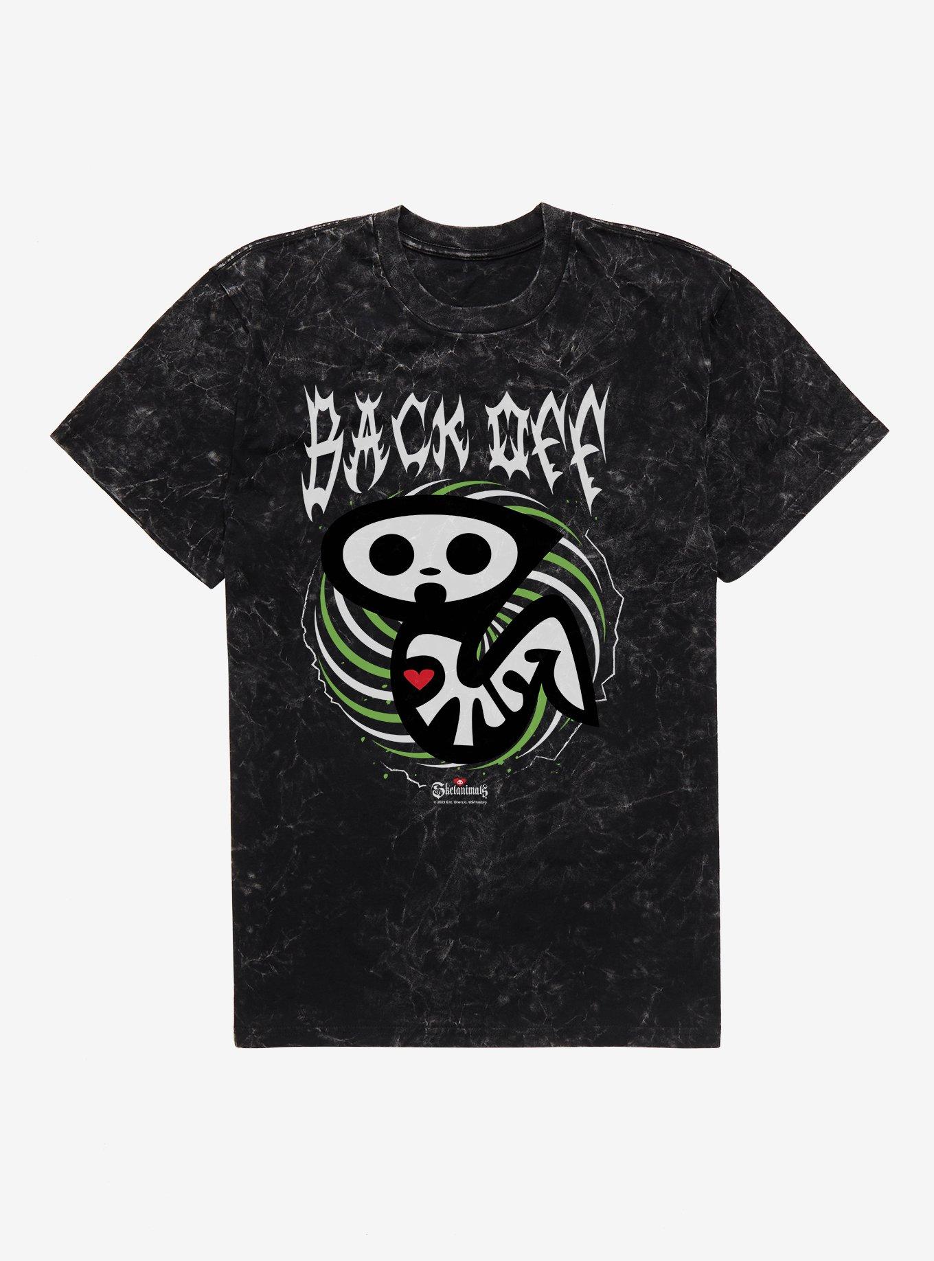 Skelanimals Cecil Back Off Mineral Wash T-Shirt, , hi-res