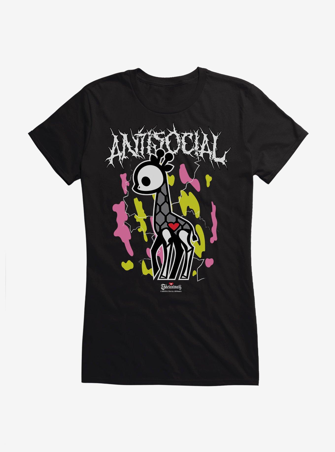 Skelanimals Jenny Antisocial Girls T-Shirt, BLACK, hi-res