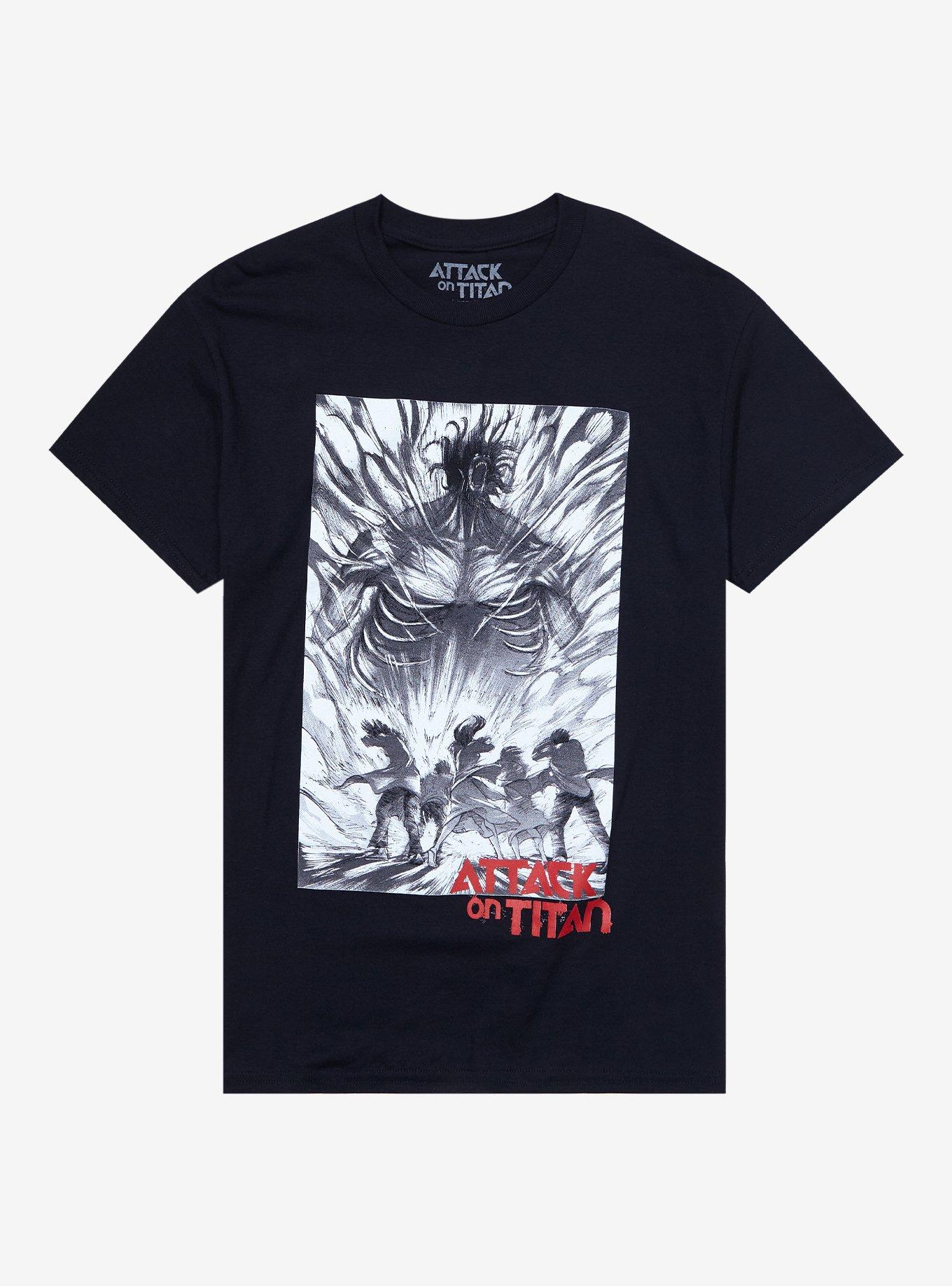 Attack On Titan Eren Attack Titan Rib Cage TShirt Hot Topic