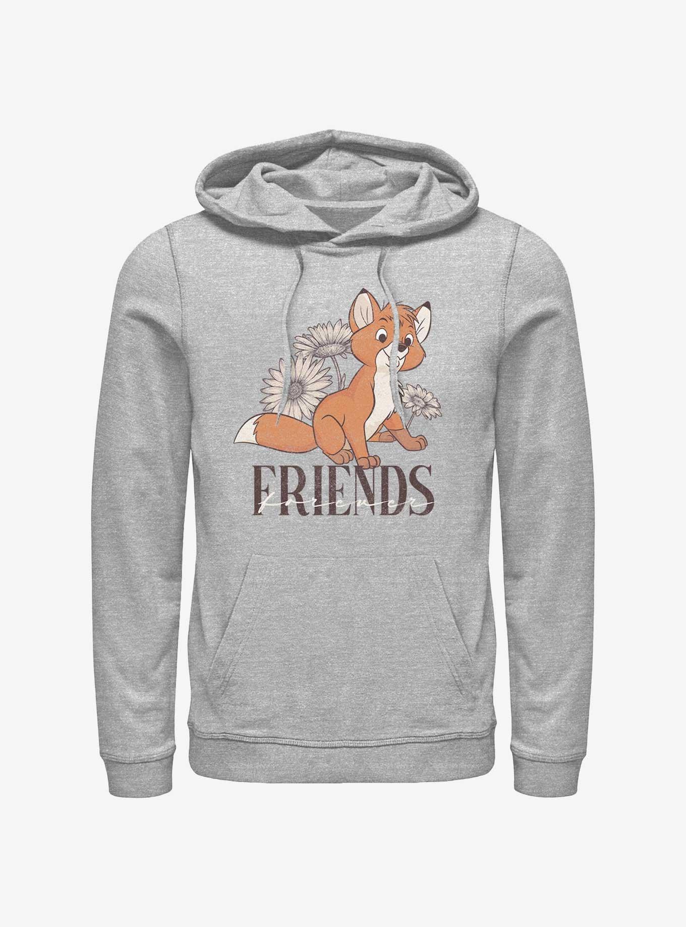 Disney The Fox and the Hound Tod Friends Hoodie - GREY | Hot Topic