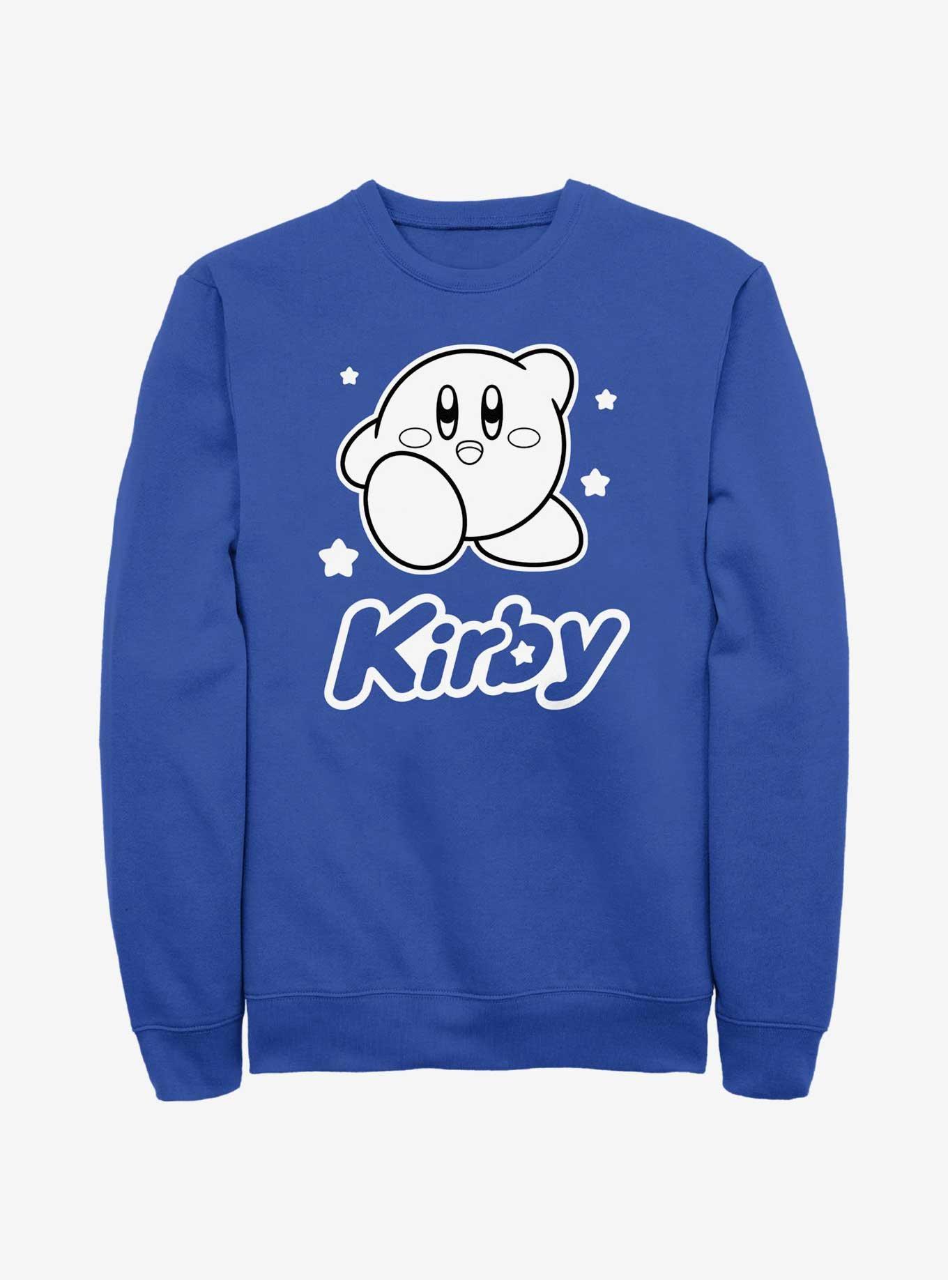 Kirby Star Pose Sweatshirt, ROYAL, hi-res