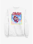 Kirby Starry Parasol Sweatshirt, WHITE, hi-res