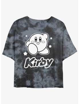 Kirby Star Pose Tie-Dye Girls Crop T-Shirt, , hi-res