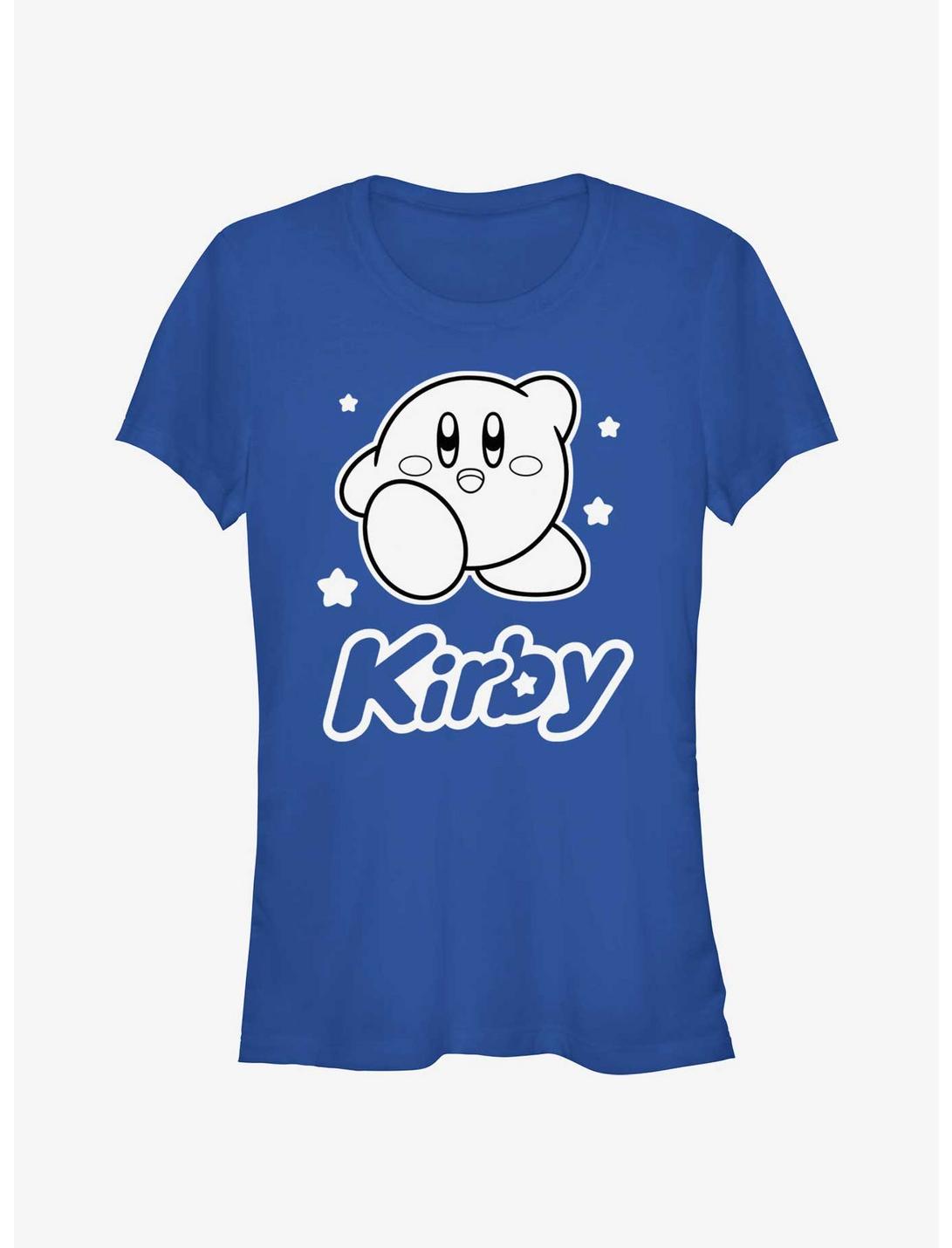 Kirby Star Pose Girls T-Shirt, ROYAL, hi-res