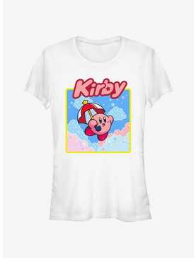 Kirby Starry Parasol Girls T-Shirt, , hi-res