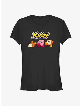 Kirby and Waddle Dee Logo Girls T-Shirt, , hi-res