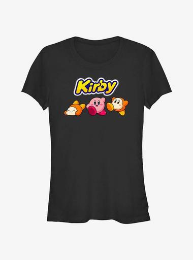 Kirby Waddle Dee Logo Youth Girls T-Shirt - PINK