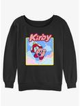 Kirby Starry Parasol Slouchy Sweatshirt, BLACK, hi-res