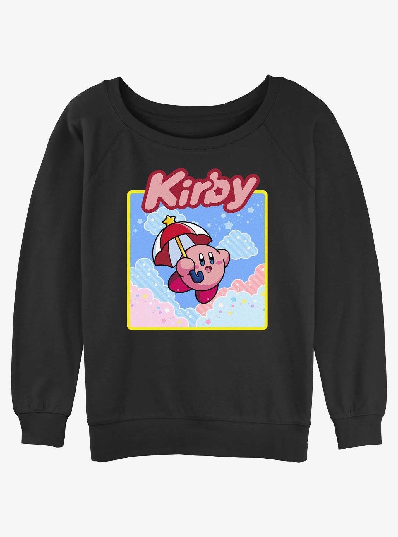 Kirby Starry Parasol Slouchy Sweatshirt, , hi-res