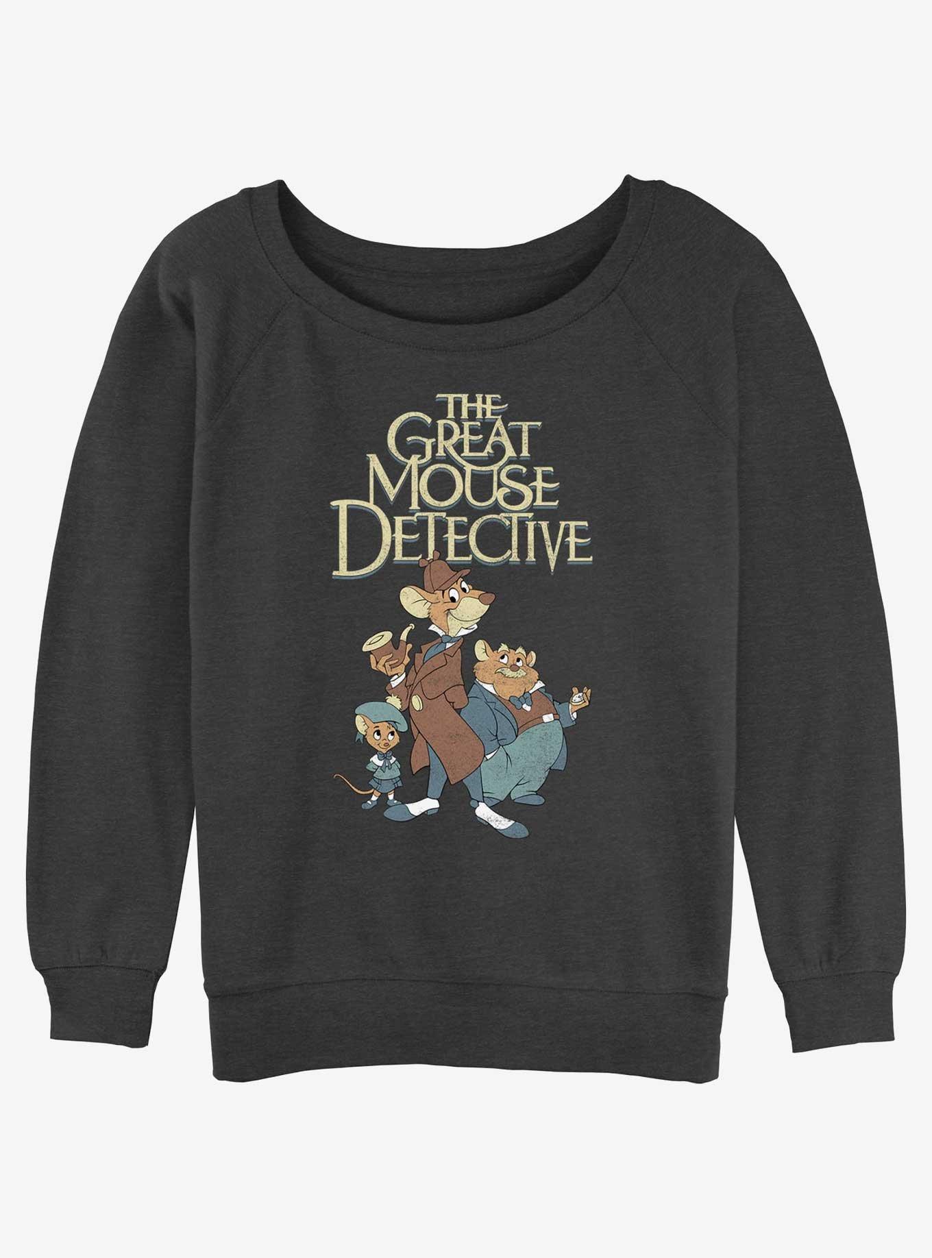 Disney The Great Mouse Detective Mousey Trio Slouchy Sweatshirt, , hi-res