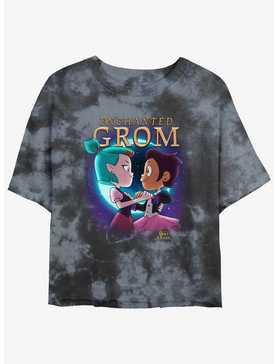 Disney The Owl House Enchanted Grom Tie-Dye Girls Crop T-Shirt, , hi-res