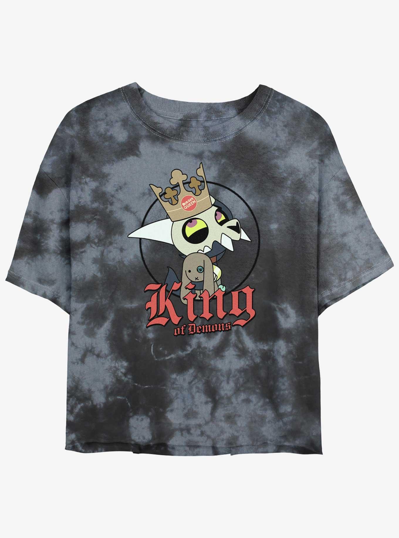 Disney The Owl House King of Demons Tie-Dye Girls Crop T-Shirt, , hi-res