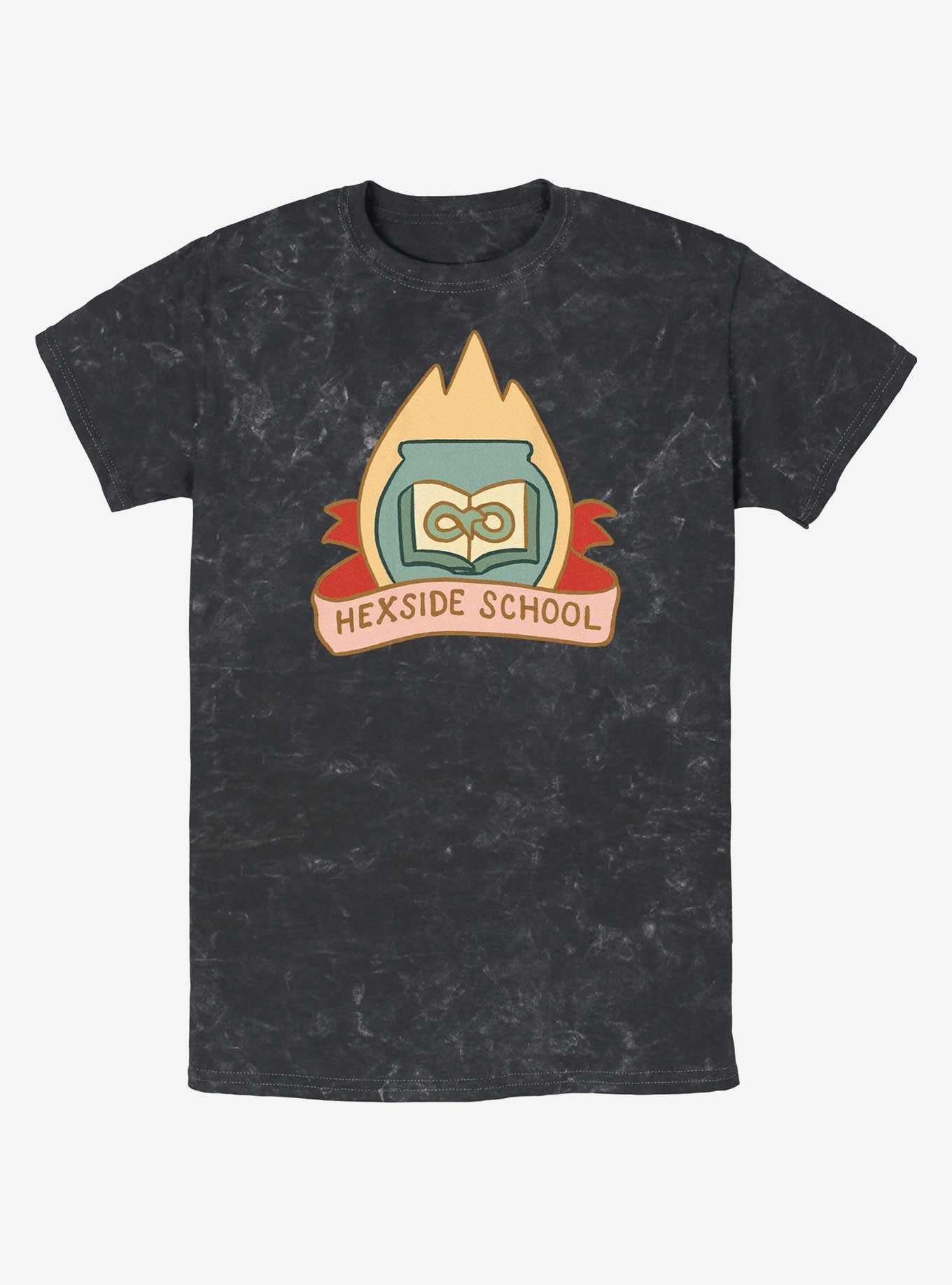 Disney The Owl House Hexside School Logo Mineral Wash T-Shirt, , hi-res