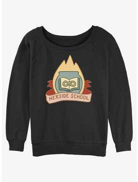 Disney The Owl House Hexside School Logo Slouchy Sweatshirt, , hi-res