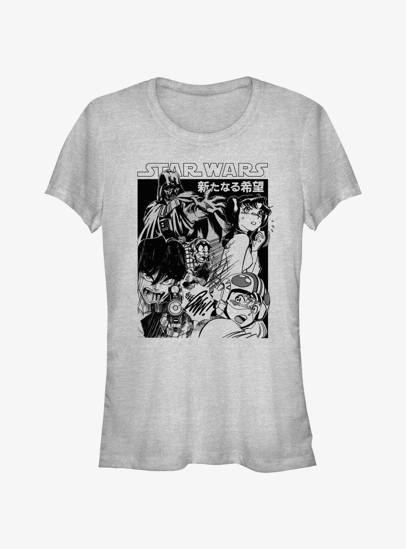 Star Wars Anime Style Galactic Heroes Poster Girls T-Shirt, , hi-res