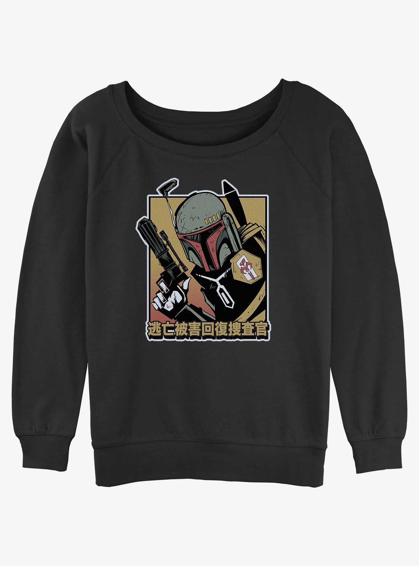 Star Wars Boba Fett Bounty Hunter Slouchy Sweatshirt, , hi-res