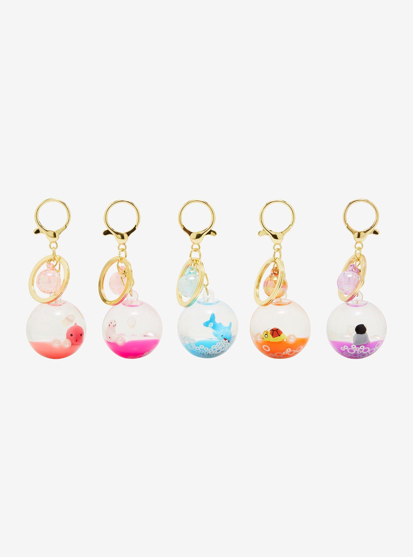 Sea Animal Liquid Assorted Blind Key Chain, , hi-res