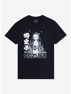 Demon Slayer: Kimetsu No Yaiba Nezuko Black & White T-Shirt, , hi-res