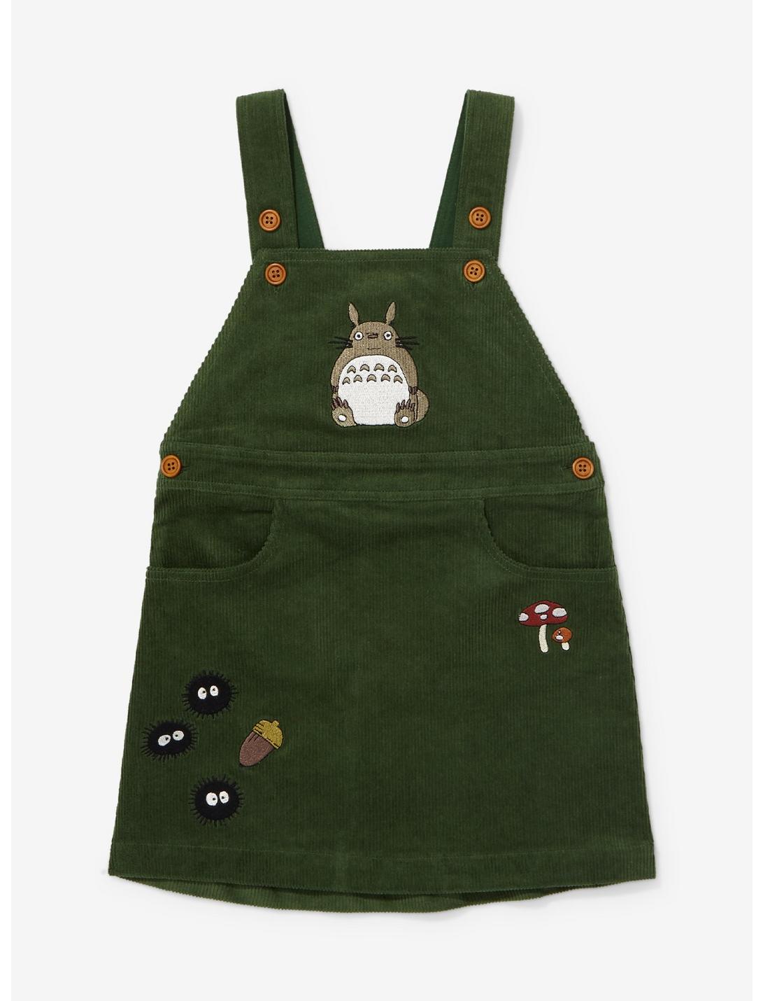Studio Ghibli My Neighbor Totoro Icons Corduroy Toddler Overall Dress - BoxLunch Exclusive, FOREST, hi-res