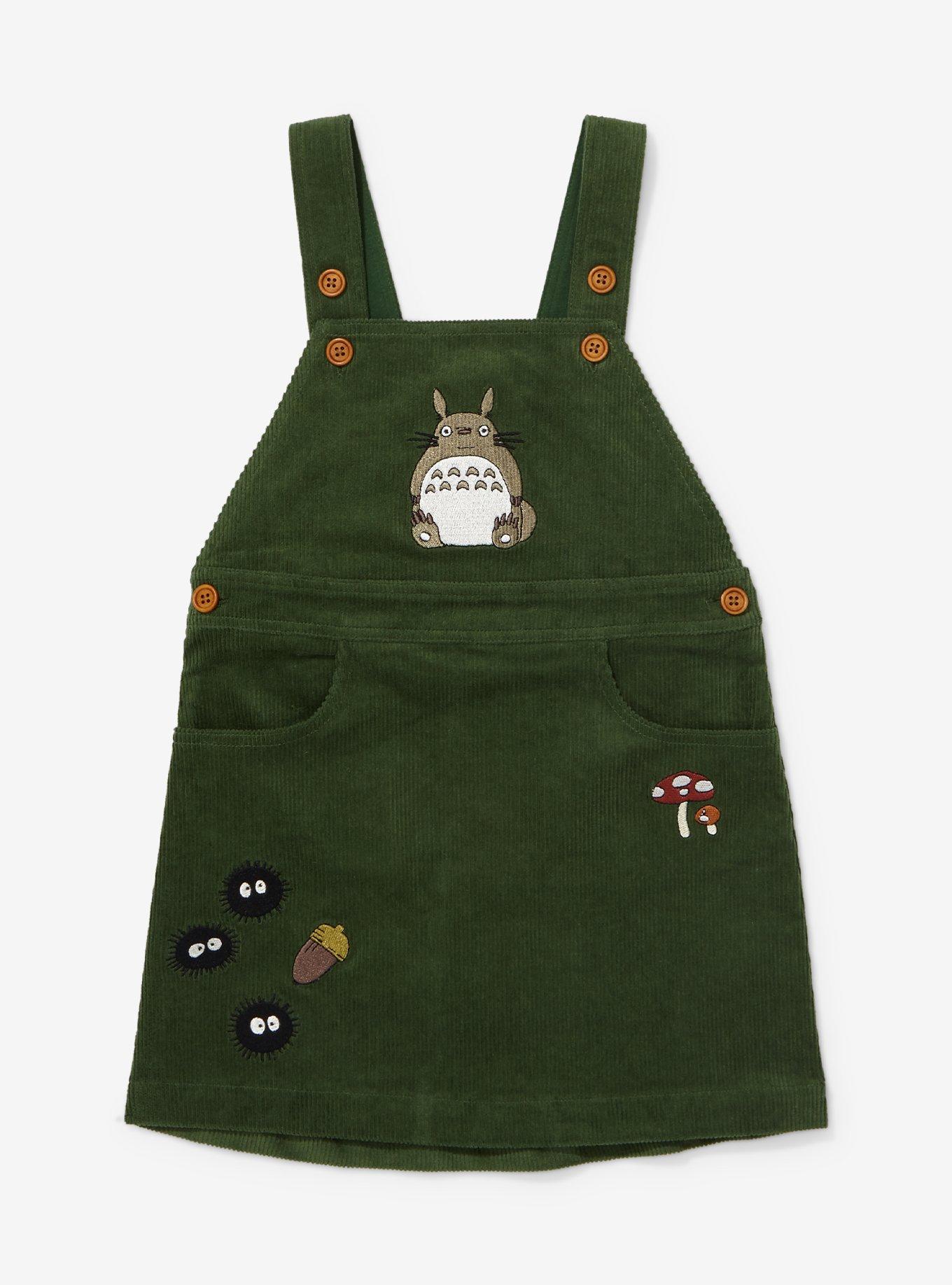 Studio Ghibli My Neighbor Totoro Icons Corduroy Toddler Overall Dress - BoxLunch Exclusive, FOREST, hi-res