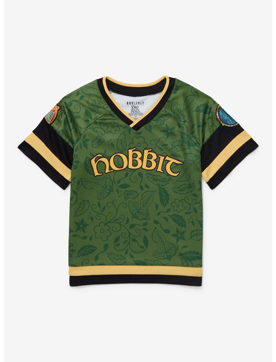 The Lord of the Rings Hobbit Toddler Soccer Jersey - BoxLunch Exclusive, GREEN, hi-res