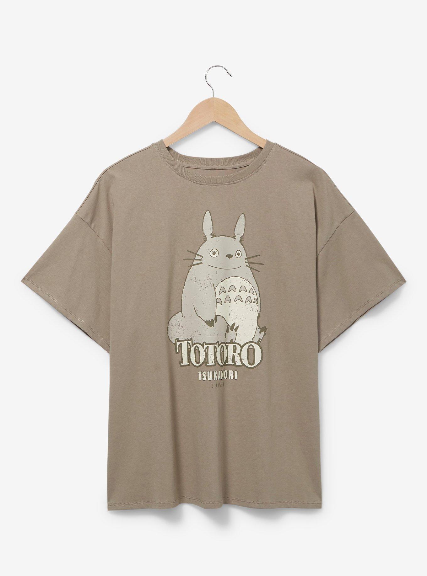 Studio Ghibli My Neighbor Totoro Distressed Totoro Portrait T-Shirt - BoxLunch Exclusive, GREY, hi-res