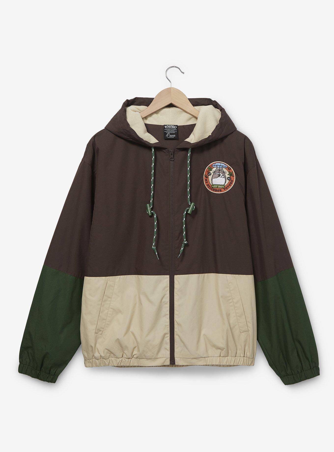 Studio Ghibli My Neighbor Totoro Color Block Windbreaker Jacket